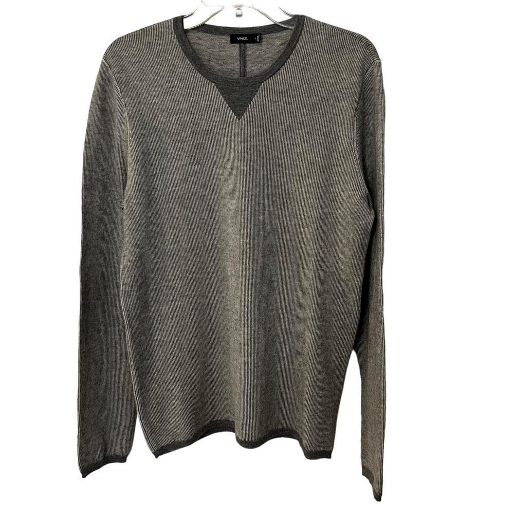 Vince Wool and Cashmere Blend Crew Neck Long Sleeve Sweater Shirt Men’s Medium